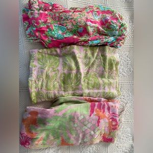 Lilly Pulitzer Bundle of 3 scraves